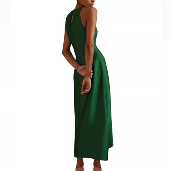 NWT Reiss Green High/Low Cocktail Dress - US size 0 - Picture 4 of 16
